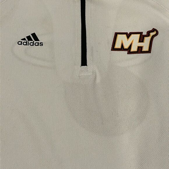 Adidas NBA Boys Miami Heat Game Time Shooting Shirt - Picture 4 of 10